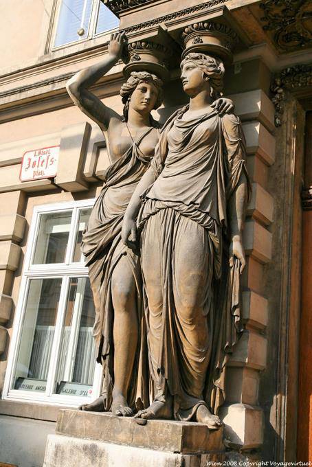 Palais Pallavicini, Josefsplatz, Prunkvolle Portal - Vienne - Autriche