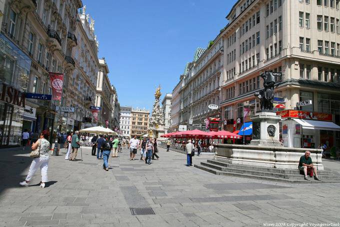 Fontaine Löwenbrunnen, Graben, Inner Stadt - Vienne - Autriche