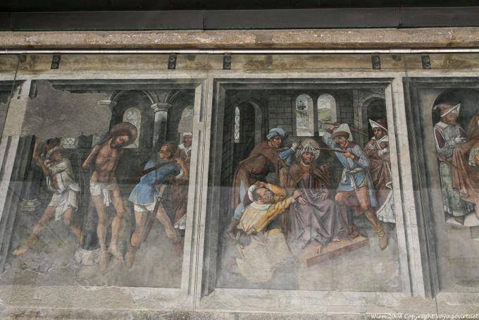 Stefansdom, séances de torture, peintures - Vienne - Autriche