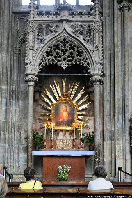 Stephansdom, der Herz Jesu Altar - Vienne - Autriche