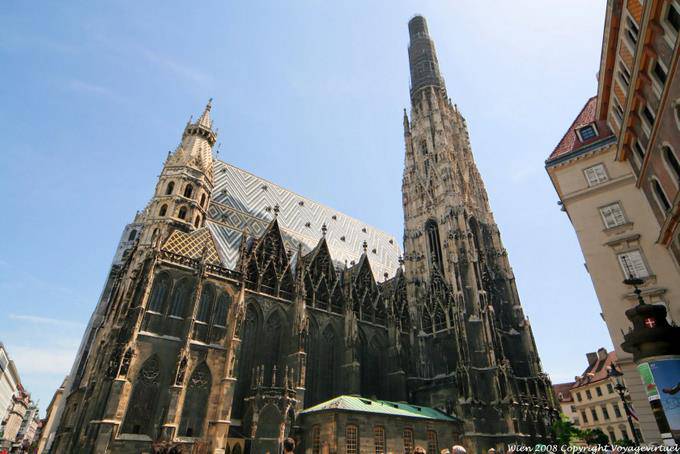 Stephansdom, Panorama de la Cathédrale - Vienne - Autriche