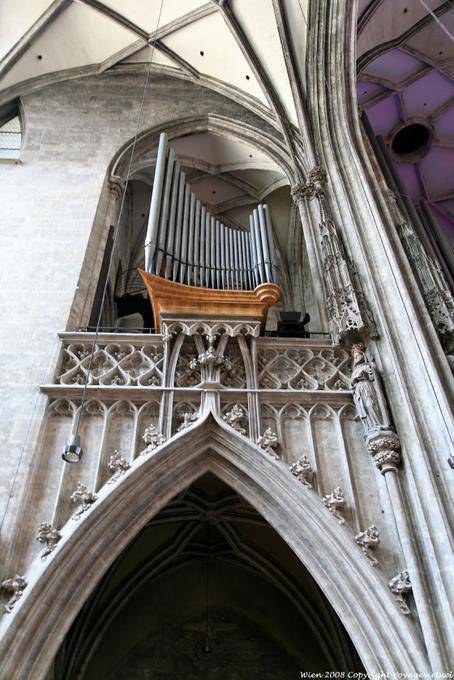 Stephansdom, tuyaux Orgue - Vienne - Autriche