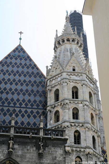 Stephansdom, vue sur le clocheton - Vienne - Autriche