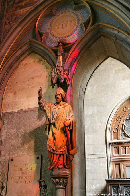 Votivkirche, Mémoire de la Guerre Mondiale - Vienne - Autriche