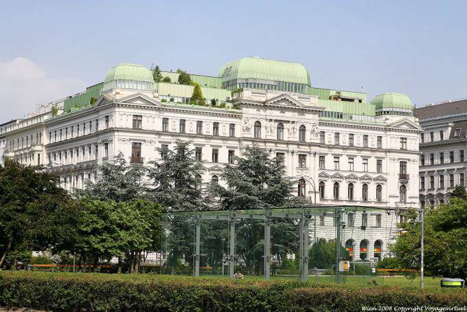 Wahringerstrasse depuis Sigmund Freud Park - Vienne - Autriche
