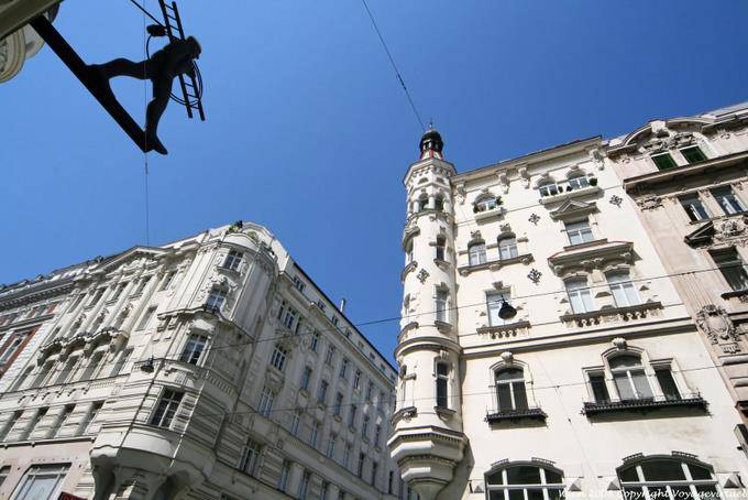 Wipplingerstrasse, architecture Viennoise - Vienne - Autriche