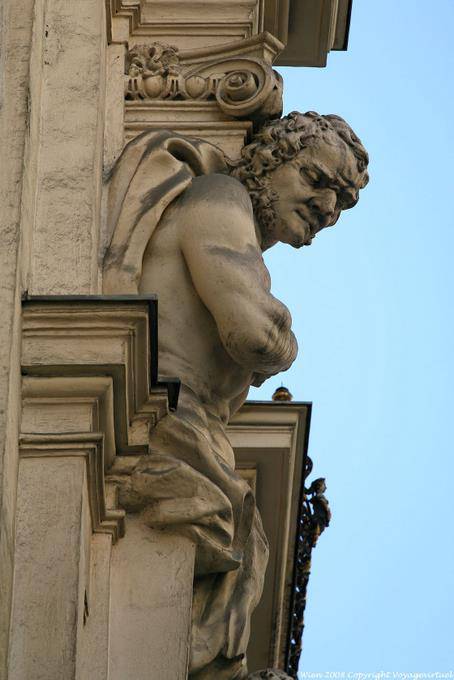 Wipplingerstrasse, drôle de tête - Vienne - Autriche