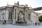 Albertina Platz, Albrecht Or Danubius Fountain, Vienne - Autriche.