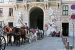 Hofburg, Causerie dans la calèche, Vienne - Autriche.