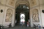 Hofburg, entrée de la Spanische Reitschule, Vienne - Autriche.