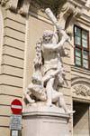 Hofburg, Spanische Reitschule, autre statue of Hercule, Vienne - Autriche.