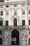 Hofburg, statues les 12 Travaux d'Hercule, Vienne - Autriche.