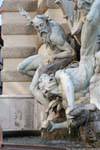 Michaeler Platz, Brunnen Macht zu See, Vienne - Autriche.