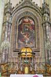 Minoritenkirche, autel vu en gros plan, Vienne - Autriche.