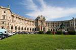 Neueburg Helden Platz panorama, Vienne - Autriche.
