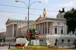 Parlament Kaminansicht Schmerlingplatz, Vienne - Autriche.