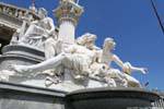 Parlament Pallas, Athenebrunnen Zoom, Vienne - Autriche.