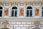 Rathaus Strasse Diables et Graces Roses, Vienne - Autriche.