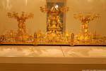 Sissi Museum, chandeliers dorés, Vienne - Autriche.