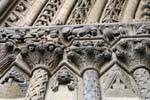 Stephansdom, Riesenntor, détail des frises, Vienne - Autriche.