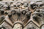 Stephansdom, Riesentor, Zoom dsur les frises, Vienne - Autriche.