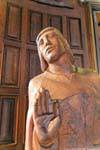 Stephansdom, statue de bois massif, Vienne - Autriche.