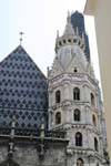 Stephansdom, vue sur le clocheton, Vienne - Autriche.