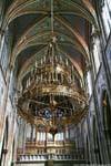 Votivkirche, Lustre depuis la voûte, Vienne - Autriche.