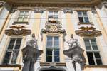 Wipplingerstrasse, Altes Rathaus, façade aux Aigles, Vienne - Autriche.