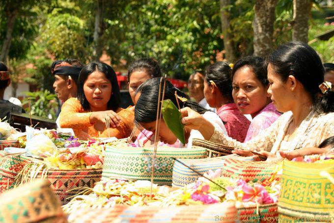 Préparation festive, Bangli - Bali