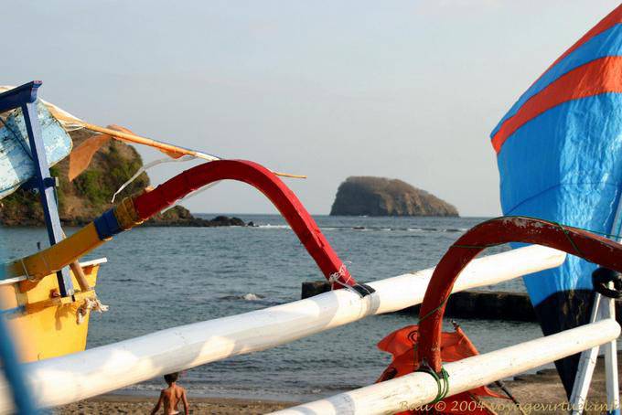 Vue sur le lagon Candidasa - Bali