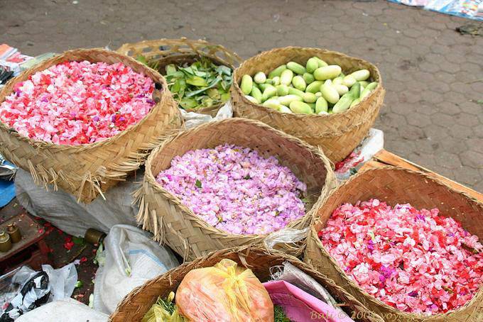 Etal coloré, Gianyar - Bali