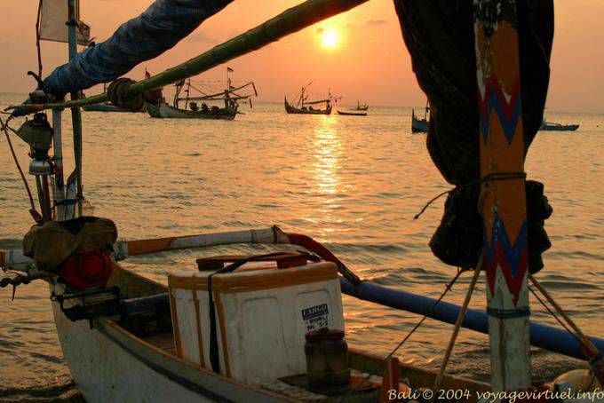 Soleil couchant, Jimbaran - Bali
