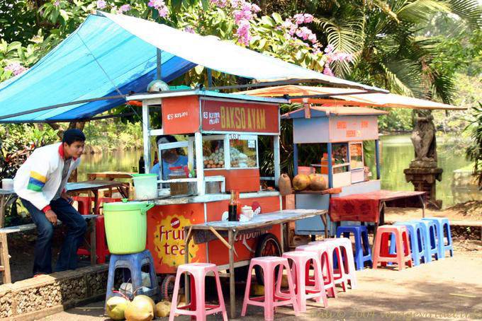 Commerces roulants, Mengwi Taman Ayun - Bali