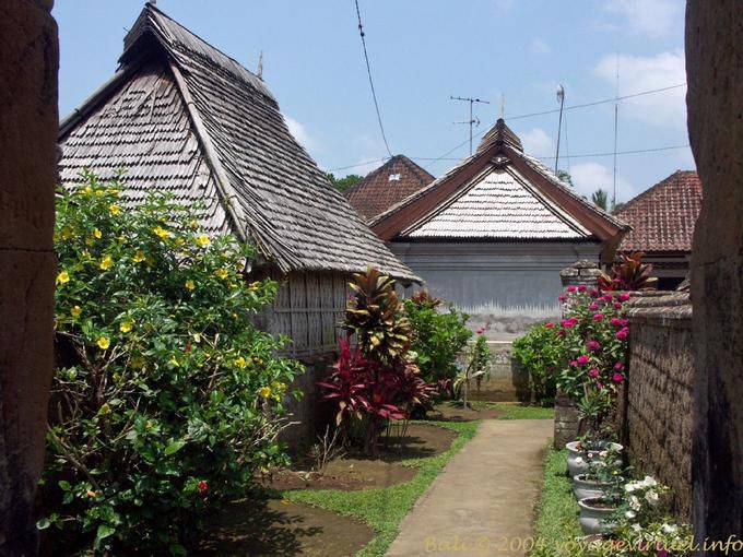 Arrière-cour de maison, Penglipuran - Bali