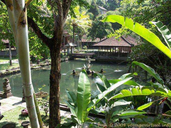 Bassin du temple de Pura Gunung Kawi - Bali