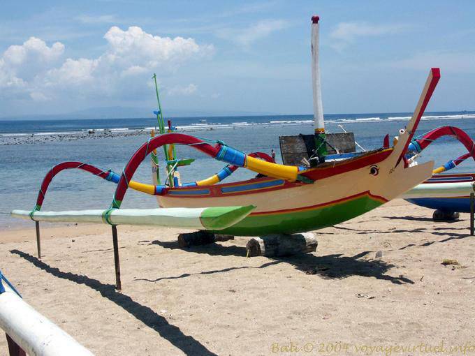 Sanur Barque à balancier, Sanur - Bali