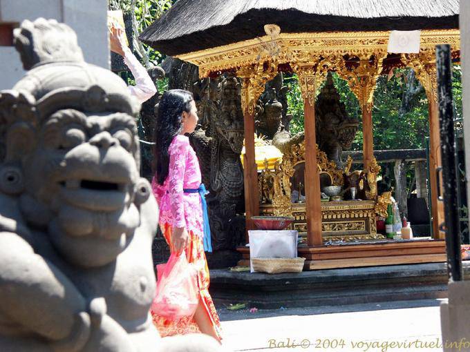 Siège sacré, Tirta Empul - Bali