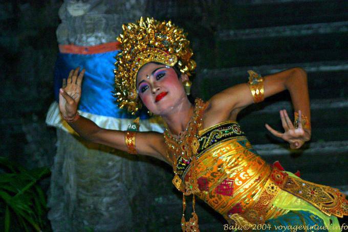 La danse de la reine, Ubud, Barong Danse - Bali
