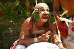 Rire devant la victoire du Bien, danse Kriss, Bali.