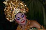 Couronne de la reine Barong, danse Balinaise, Bali.