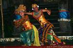 Expressions dansantes, Ubud Barong danse, Bali.