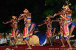 Groupe de danseurs, Ubud Barong danse Balinaise, Bali.