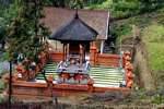 Jardin de prière sur terrasse, Penulisan Temple, Bali.