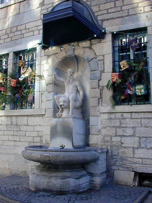 Besançon, Fontaine Bacchus, Grande Rue - France