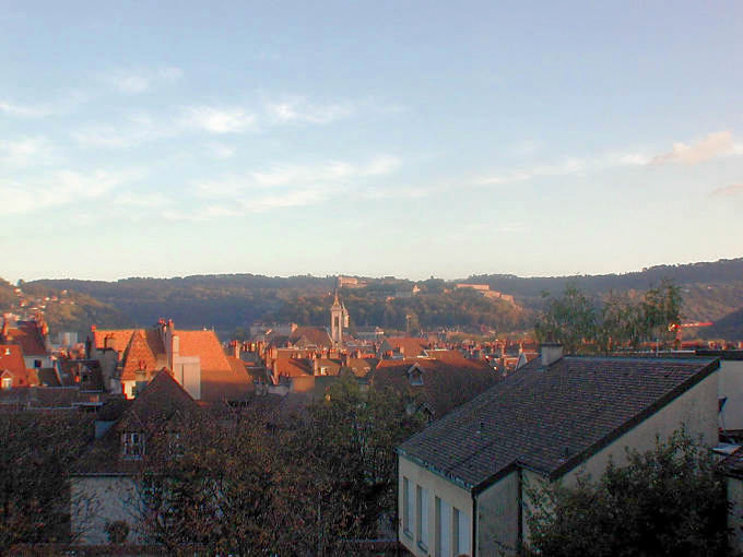 Besançon, panorama depuis Battant - France