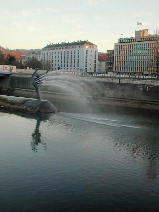 Besançon, Sculpture le Minotaure - France