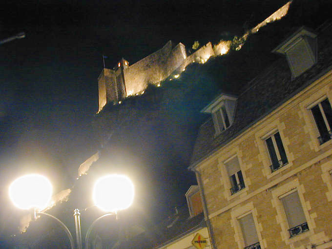 Besançon, Rivotte et Citadelle de nuit - France