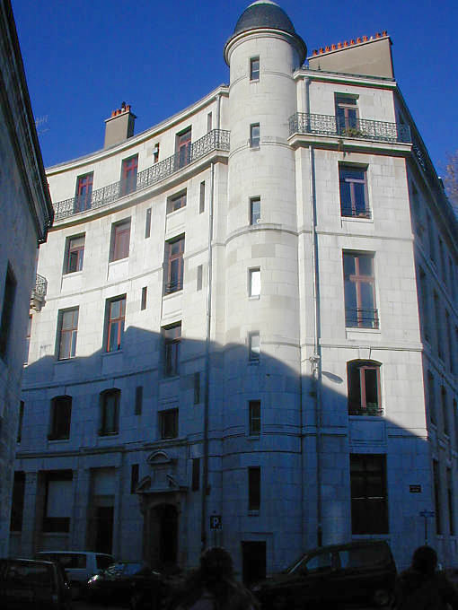 Besançon, rue Lacoré vers Granvelle - France