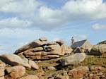 Paysage de la Côte de granit rose vers Ploumanac'h,  Bretagne, France.